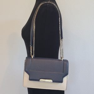 NWT Brighton Navy & White Leather Purse